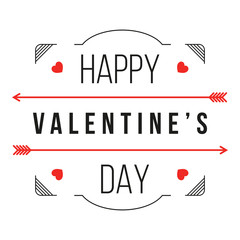 valentines day vintage label