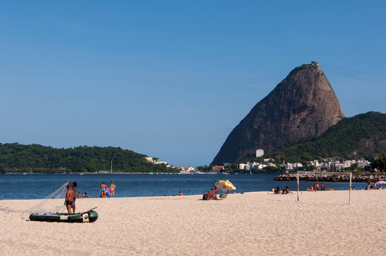 Sugarloaf Mountain View from Flamengo Beach