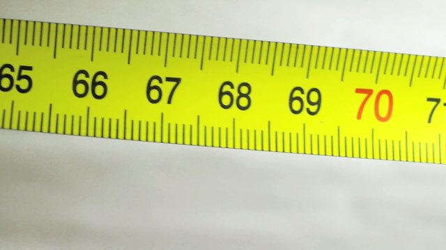 Yellow tape-line