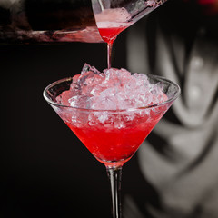 Cocktail on the table