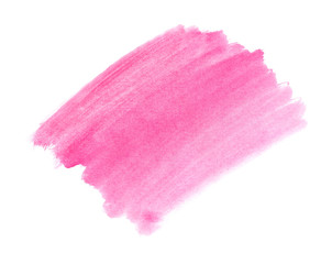 A fragment of the pink background painted with gouache