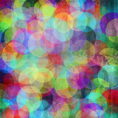 Circles on grounge background