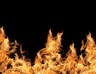 Fire flames background