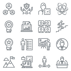 Business icon set