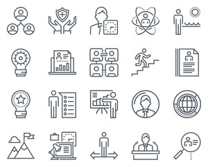 Fototapeta premium Business icon set
