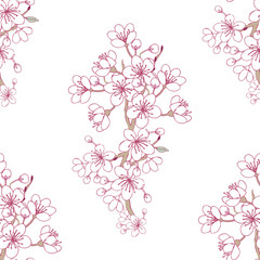 Seamless Pattern Sakura_3
