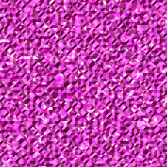 Obraz premium Flat purple geometric abstract with hint of 3D