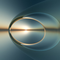 A future surreal arch over sea © Dan Collier