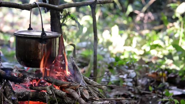 Cooking on a Campfire