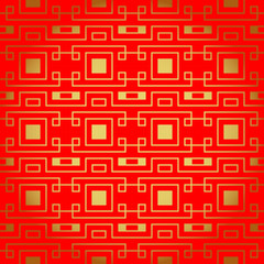 Chinese vector seamless pattern. Endless texture can be used for wallpaper, pattern fills, web page background,surface textures.