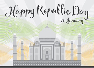 Happy Indian Republic Day celebration.