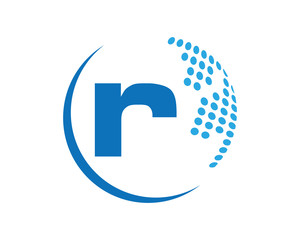 r Letter Digital Global Logo
