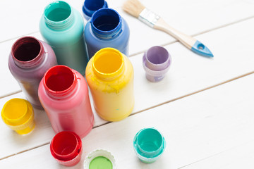Paint bottles