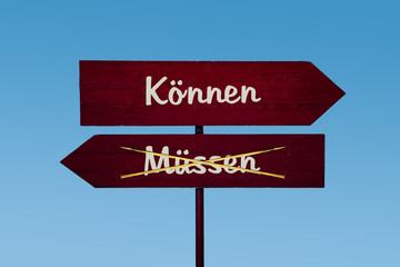 Schild 48 - Können