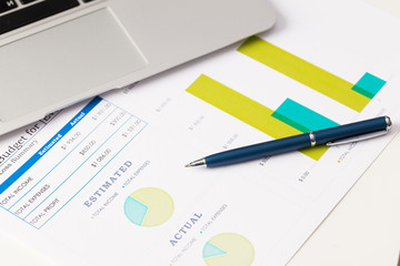 Obraz premium Business analysis, graphics