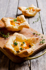 Tart with pumpkin and cheese