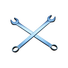 wrench vector isolated object on a white background