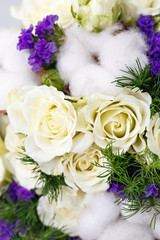 A bouquet of flowers for the bride at the wedding. 