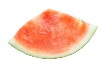 watermelon rind isolated on white background