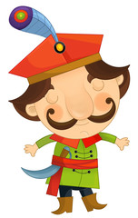 Cartoon character - nobleman - illustration for the children