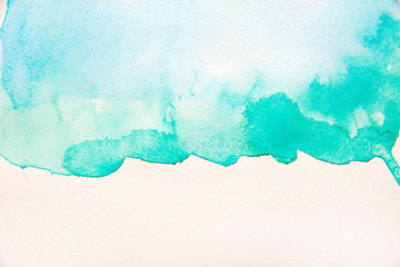 turquoise textures water color