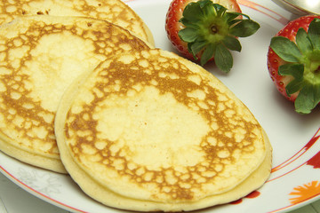 pancake et fraises 16012016