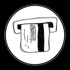 Simple doodle of a credit card