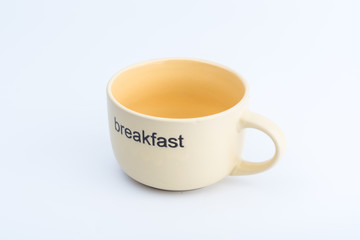 Cup beige color