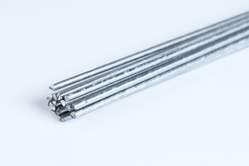 Closeup of lots of metal wire