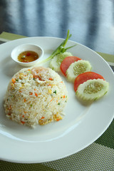 Fried rice recipe, Thai food.