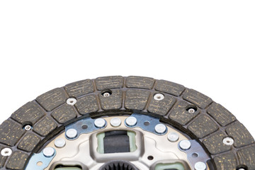 New clutch disc car on a white background
