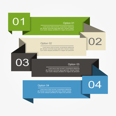 Banner infographic design template. Vector illustration