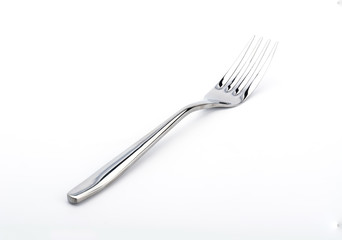 Shiny silver fork