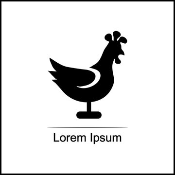 Chicken logo.Vector