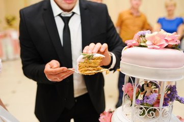 Slicing the cake