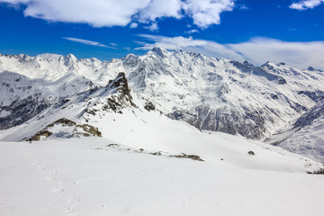 Obraz premium Panorama di alta montagna