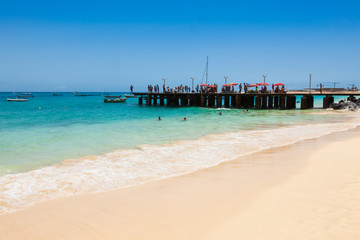 Santa Maria beach in Sal Island Cape Verde - Cabo Verde