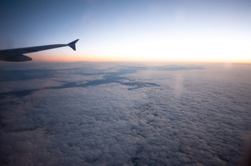 View from the airplane