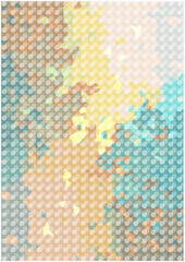 retro vector polka dots background