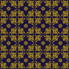 Elegant antique background image of flower kaleidoscope geometry pattern.

