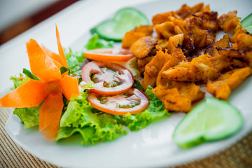 Meat with vegetables