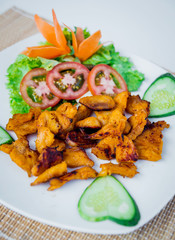 Meat with vegetables