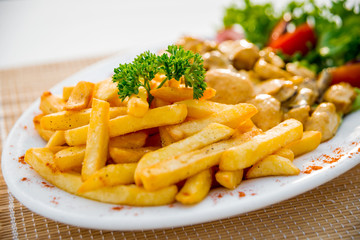 Meat with vegetables