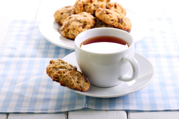 Oatmeal and raisin cookies