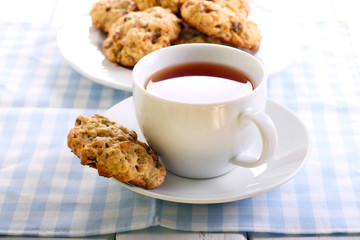 Oatmeal and raisin cookies