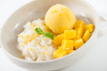 Mango with sticky rice