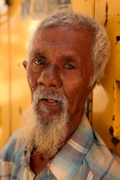 Alter Mann aus Myanmar
