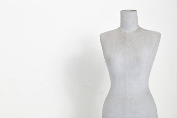 mannequin isolated on white background