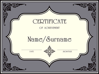 Certificate pattern