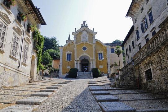 Santa Maria Assunta, Orta San Giulio, Ortasee, Piemont, Italien